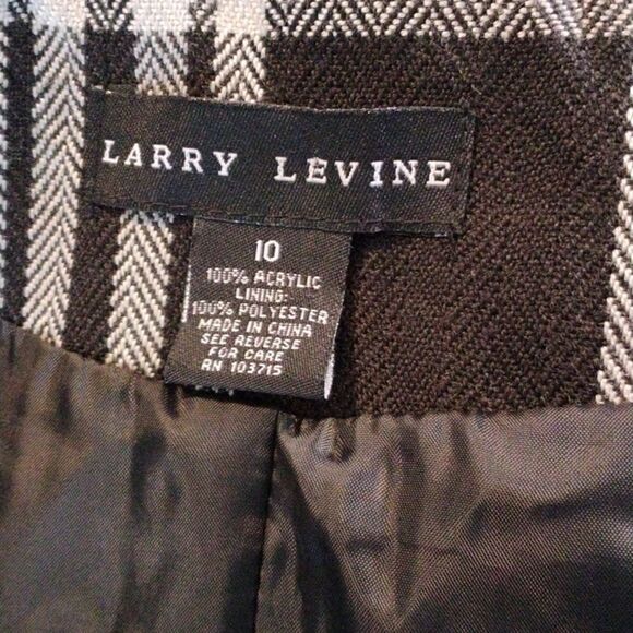 Larry Levine Plaid Jacket - Picture 9 of 11